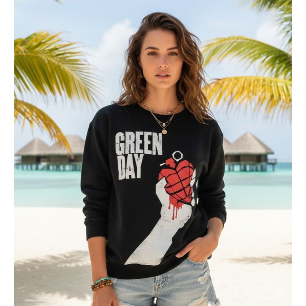 Vintage Green Day American Idiot Sweatshirt size Small